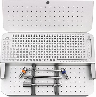 China Large Stainless Steel Fragment Locking Plate Instrument Set Basic Surgery Tool Kit for sale