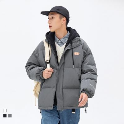 China Streetwear Hip Hop Bubble Harajuku Men QUICK DRY Winter Coat Jacket 2021 Colorful Korean Black Parka Clothes Stripper Duffle Jackets for sale