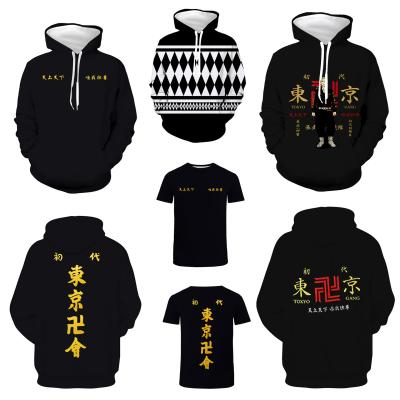 China Breathable Japanese Anime Graphic Hoodies Men Attack On Titan Pullover Sweatshirt Demon Slayer Male Unisex for sale