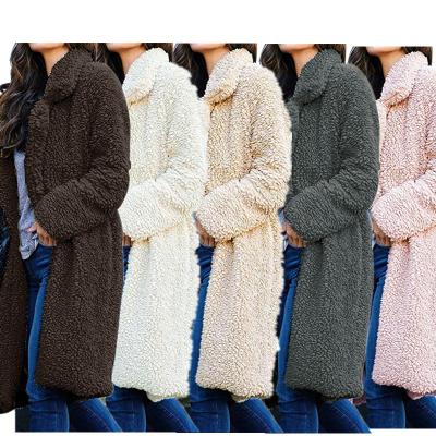 China Plus Size 2021 Autumn Long Winter Coat Woman Faux Fur Coat Women Ladies Fur Coat Breathable Warm Teddy Jacket Female Plush Teddy Outwear for sale