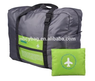 China Eco - Friendly Foldable Travel Bag Luggage Storage For Sports Gym Water Resistant Fleece for sale