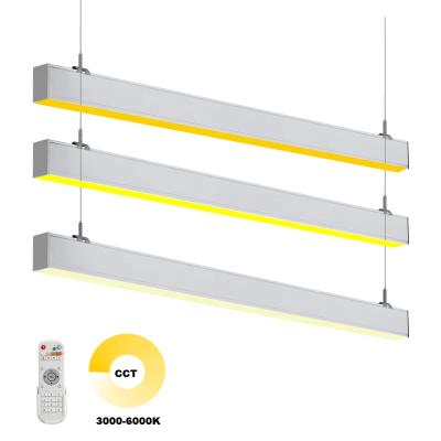 China Desktop 2CCT 3CCT 3000k to 6000k dimmable color changing led linear lighting by hand control and by remote color changing led light for sale