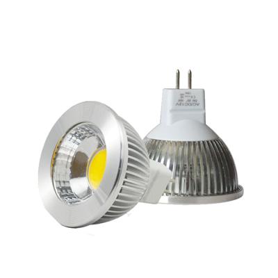 China hotel 120v dimmable cob mr16 led spotlight gu5.3 5w 450lm 2700k led spotlight ra>95 for sale