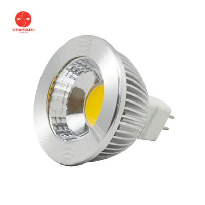 China Hotel high lumen gu5.3 gu10 12v 3w 5w 6w 7w 12v mr16 cob led spotlight for sale