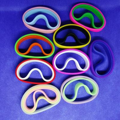 China Europe 150mm Customized Hand Band Silicone Rubber Wristbands Merry Christmas Silicone Eco Friendly Promotional Wristbands For Kids for sale