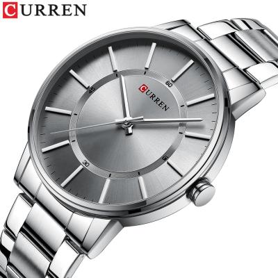 China CURREN 8385 luxury watches stainless steel belt fashion calendar quartz digital watch honor nobility luminous wristwatches for sale