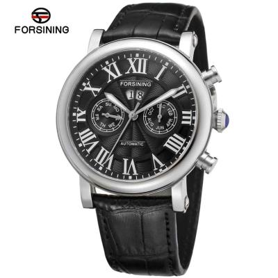 Chine Forsining Brand Luxury Men's Fashion Waterproof Mechanical Automatic Tourbillon Watch à vendre