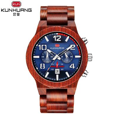 Chine 2020 new high quality walnut men's watch à vendre