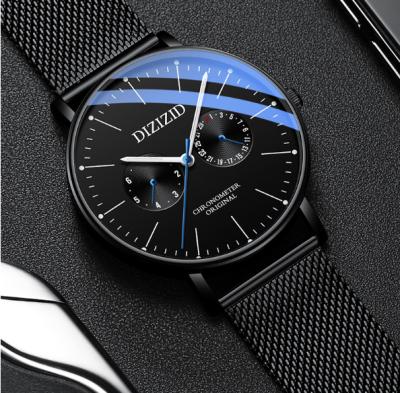 Chine Dizizid men's non-automatic top 2019 mechanical waterproof digital best watch fashion simple mesh belt wristwatch à vendre