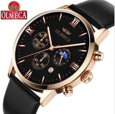 Chine Multi-function men's watch calendar waterproof men's watch sports quartz wrist watch factory custom à vendre