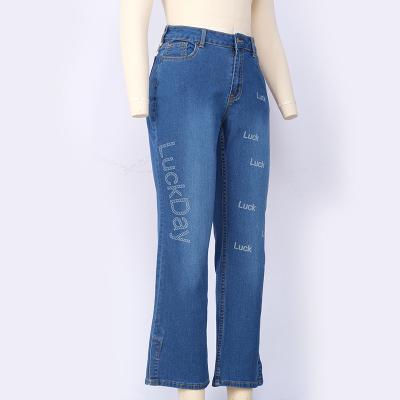 China Breathable In Stock New Arrival Skinny Women's Denim Jeans Wholesale Women's Jeans Long for sale