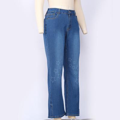 China High quality stylish breathable fashionable skinny low moq pants jeans for women for sale