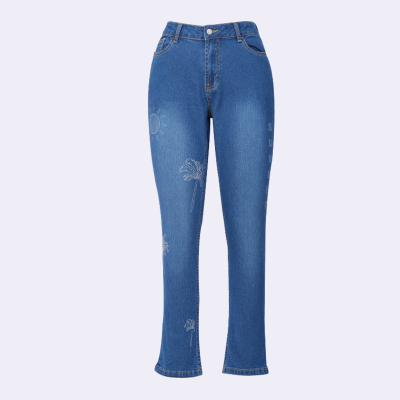 China Breathable Wholesale In Latest Style Running Denim Long Skinny Jeans Design For Woman for sale