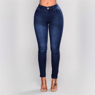 China Latest Style Women Pants Fashion Skinny Denim Breathable for sale