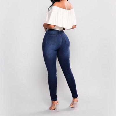 China Wholesale Women Breathable Wholesale Jeans Plus Size Women's Half Jeans for sale