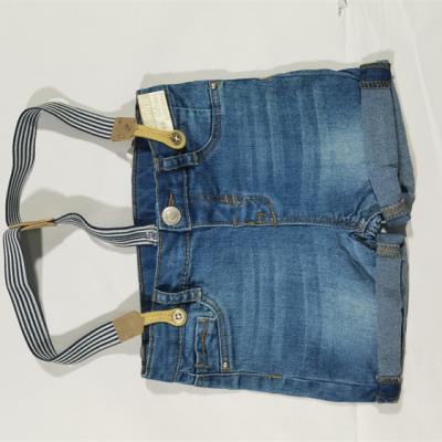 China Suspenders Classic Kids Baby Summer Cool Denim Shorts Kids Overalls Baby Jeans for sale