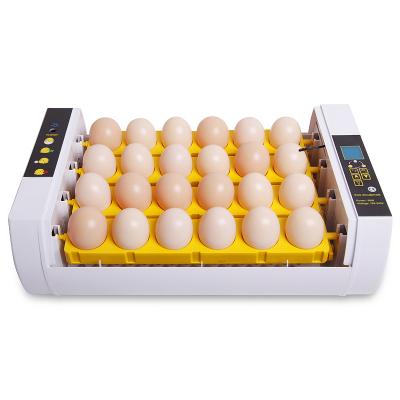 China Simple Operation And High Hatching Rate Holes Egg Incubator Lathes Tray Poultry Incubation Equipment New 24 Lean Other Poultry Incubator Automatically Turn Egg for sale