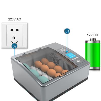 China Small Size Mini Home Poultry Egg Incubator Hatching Machine Fully Automatic 100 Eggs For Sale Made In China for sale