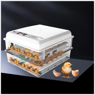 China Parrot 64 Mini Hatching Eggs Incubator Full Automatic Energy Saving High Quality Small Size for sale