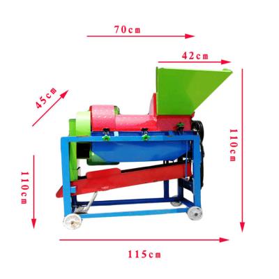 China Factory household rice and wheat thresher soybean and corn sorghum thresher and millet thresher for sale for sale