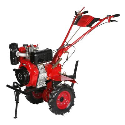 China 12HP Multi-Function Agricultural Rotary Cultivator New Farms Power Diesel-Gasoline Plowing Machine and Cultivator Tilling Machine for sale