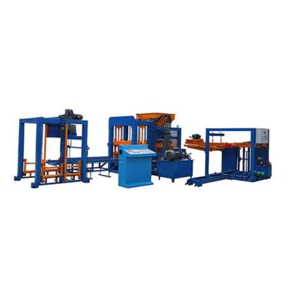 China Factory QT4-15 Cinder Hollow Block Making Machine Automatic Concrete, Color Cobbled Brick Machine for sale