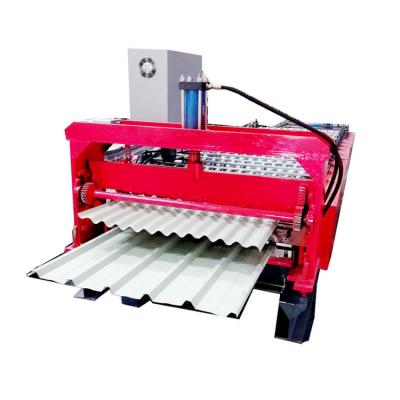 China Full automatic factory 840 double-layers tile press/color steel tile forming equipment/color steel tile press machine for sale