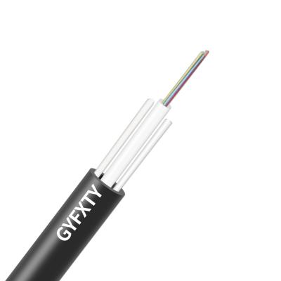 China Aying long-distance trunk lines central outdoor fiber optic cable Gyfxty 4-24 core fiber optic cable tube structure fiber optic cable for sale