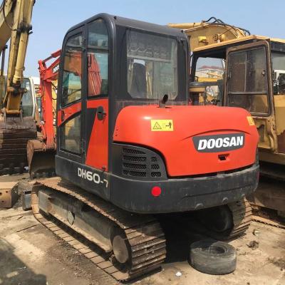 China Construction worksÂ   used korea original 6 ton DH60 doosan mini excavator for sale