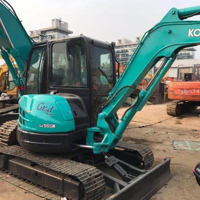 China Construction worksÂ   original used japan kobelco SK55 mini excavator for sale for sale