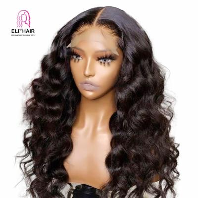 China Silky Straight Wave ELI 10A 34 36 38 Lace Front Wig, 100% Virgin Hair 4x4 5x5 13x4 13x6 HD 360 40 Inch Raw Human Hair Full Lace Wigs For Black Women for sale