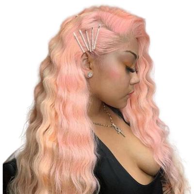 China ELI 613 Gray Red Blue Pink Purple Silky Straight Piano Full Lace Front Wigs HD 100% Virgin Raw Full Lace Front Wig Lined Brazilian Hair Colored Wig for sale