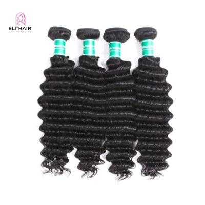 China Factory Price Raw Deep Wave ELI RTS 8A 100% Virgin Hair Bundle Cuticle Aligned Wholesale Bundles Ready To Ship Wigs for sale