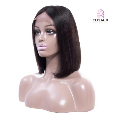 China ELI Pixie Cut Wig 100% Virgin Malaysian Straight Raw Cuticle Aligned Short Bob Lace Front Wig Vendors Human Hair Wigs 10A 4x4 13x4 for sale