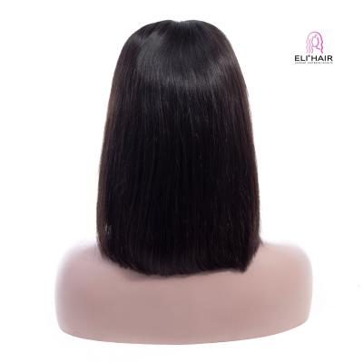 China Indian Women Raw Silky Straight Pixie Curls Wig ELI Virgin Hair Vendors Pixie Cut Human Hair Lace Front Wigs 100% Wave for sale