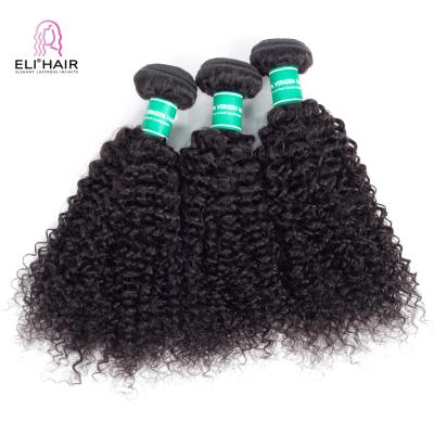 China ELI Kinky Curly Cheap Prices Kinky Curly Sales Double Top Quality Cuticle Pulled Hair Bundles 12A Lined Hair Vendors for sale