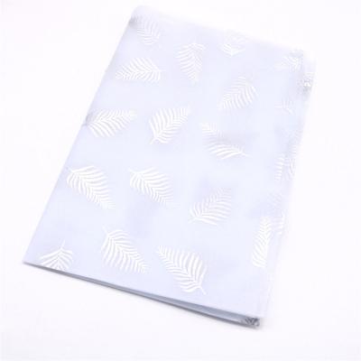 China Biodegradable Dandelion Cheap Metallic Pattern Small Foil Box Bamboo Pulp Packing Tissue Paper Wedding Translucent for sale