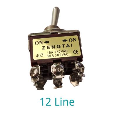 Cina E320B E320C 15A 250VAC 10A 380VAC 12 Pin Line di Standby Switch For ERPILLAR dell'escavatore SU - sull'escavatore Accessories in vendita