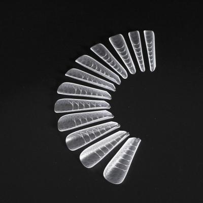 China Easy Apply Wholesale Transparent Extending French Dual Form Tips Private Label Dual Plastic Mold Nail Forms for sale