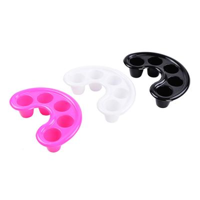 China PP 5-fingers  Manicure Bowl--Anti-acetone Nail Hand Soak Tray Nail Art Bubble Bath Spa Bowl Nail Soak Bowl for sale