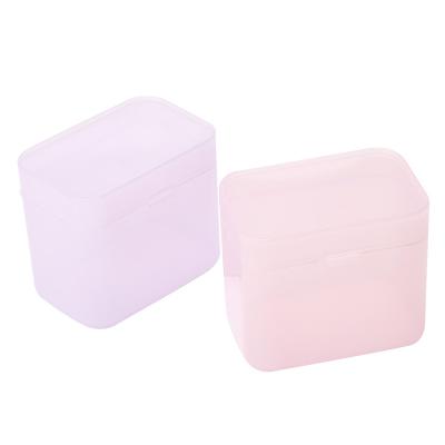 China Convenient Manicure Makeup Cotton Pads Box Nail Art Remover Paper Storage Box Cotton Paper Holder Box for sale