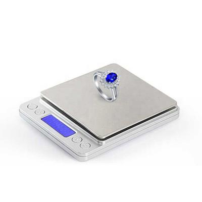 China WITH LID Battery 2000g Jewelry Pocket Scale Diamond Scale With High Accuracy for sale