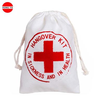 China Custom Gift Bag Factory Price Cotton Drawstring First Aid Bag Cloth Dust Bag for sale