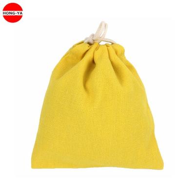 China Wholesale High Quality Reusable Custom Gift Bag Canvas Muslin Drawstring Bag for sale