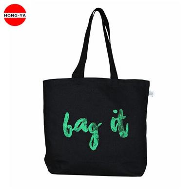 China Eco Friendly Gift Bag Cotton Shopping Canvas Tote Bag With Custom Printed Logo for sale