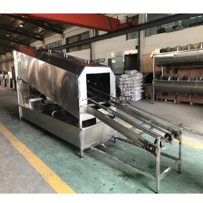 China SS 304 kooiwasser voor kippenslachtmachinefabriek 2000Bph Te koop