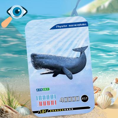 China STEM best selling products 2023 ocean animals Game card Playing Cards educational Toys Hobbies for children toys set for sale