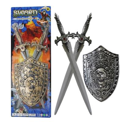 China Halloween Movies Pretend Play Toys For Kids Pirate Toy Sword And Shield Weapon Costume for sale