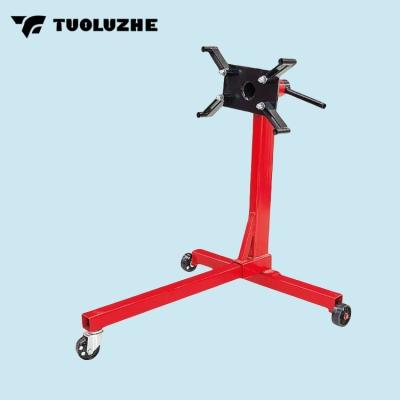 China Easy to operate and safe to use simple style T-type durable engine repair tool 750LBS engine stand for sale