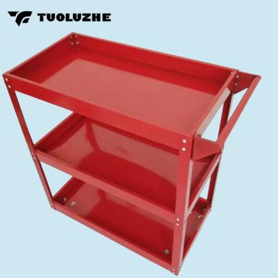 China Easy to operate and safe to use Hot selling new style three-layer tool storage cart hand carts tool trolley for sale